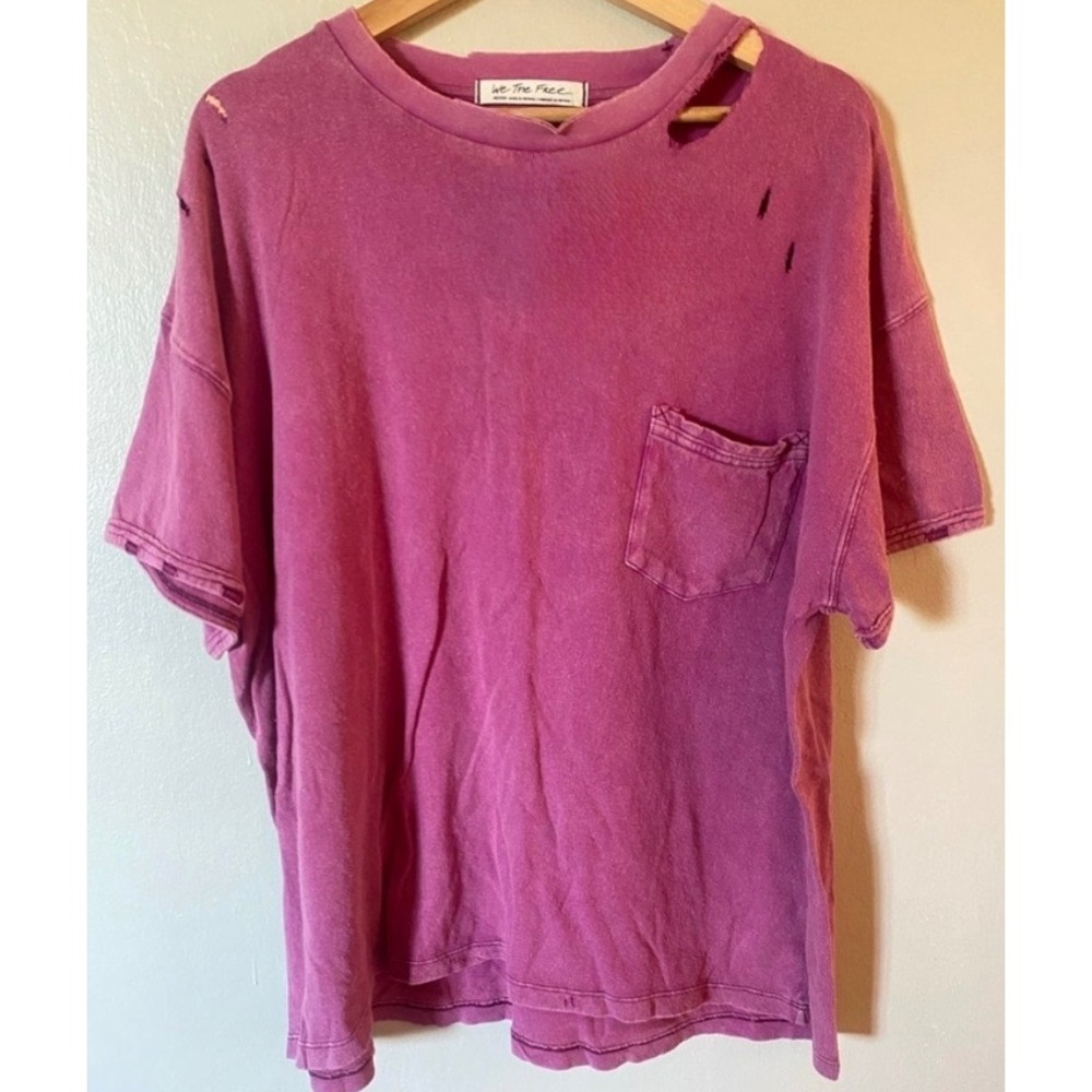 We The Free Free People Distressed Oversized NWOT